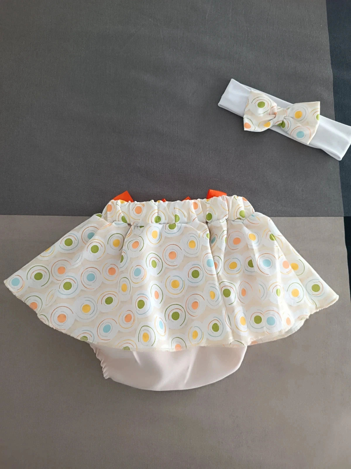 Saia tapa fraldas multicolorida - 12 meses – photo 2